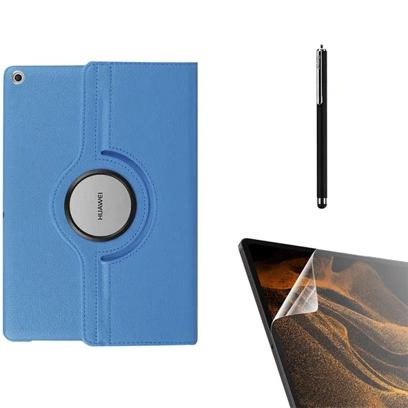 Gpack Huawei T3 7 inç Kılıf Kapaklı Standlı 360 Dönebilen Koruma dn22  Nano  Kalem - Resim 5