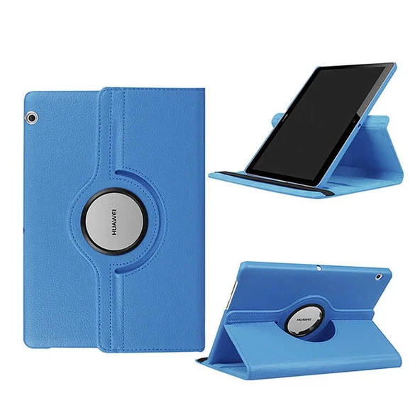 Gpack Huawei T3 10 inç Kılıf Kapaklı Standlı 360 Dönebilen Koruma dn2 - 6