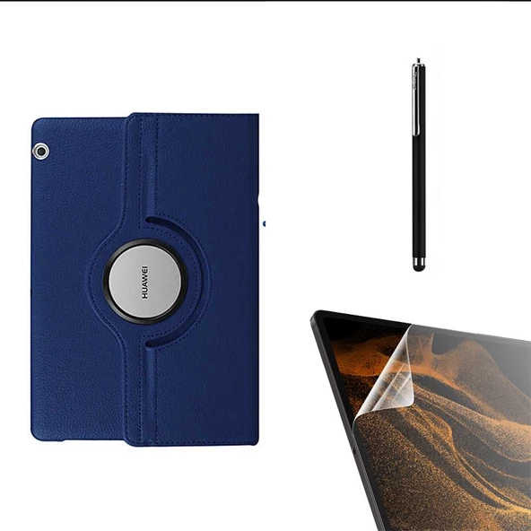 Gpack Huawei T3 10 inç Kılıf Kapaklı Standlı 360 Dönebilen Koruma dn22  Nano  Kalem - 3