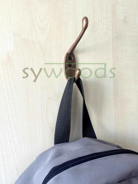 OKSİT ELBİSE ÇANTA EŞYA ASKILIK PORTMANTO DOLAP KAPI ARKASI ASKI - 2