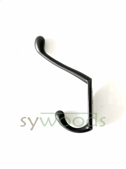 2 ADET SİYAH ELBİSE ÇANTA EŞYA ASKILIK PORTMANTO DOLAP KAPI ARKASI ASKI - 4