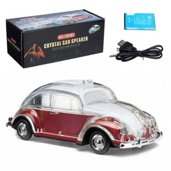 Araba Modelli Işıklı Radyolu Bluetootlu Ses Bombası
