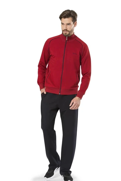 Pierre Cardin Erkek Fermuarlı Eşofman Takım - 6