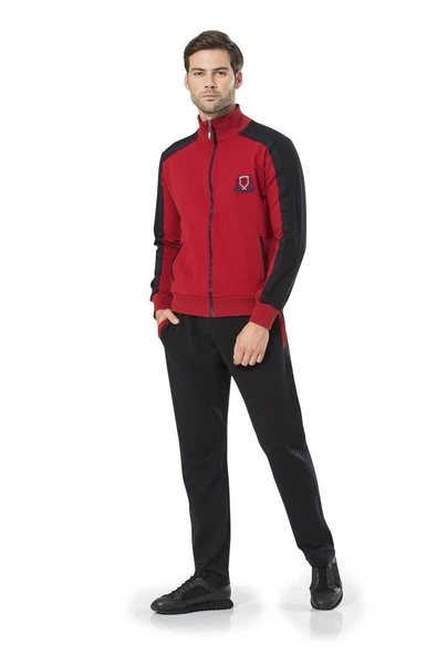 Pierre Cardin Erkek Fermuarlı Cepli Eşofman Takım - 2