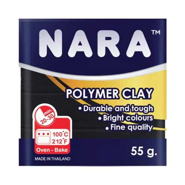 Nara Polimer Kil 55 Gram PM24 Black 6'lı Şirink