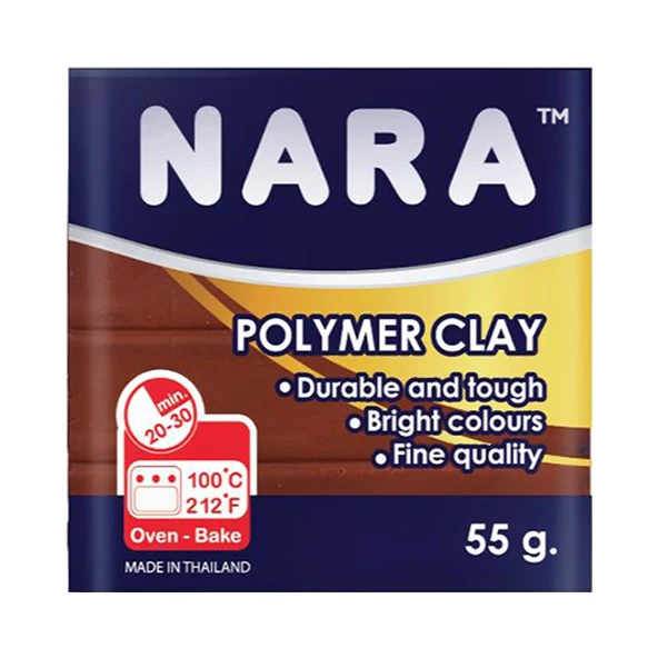 Nara Polimer Kil 55 Gram PM46 Brown 6'lı Şirink