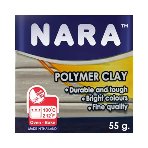 Nara Polimer Kil 55 Gram PM56 Silver 6'lı Şirink - 1