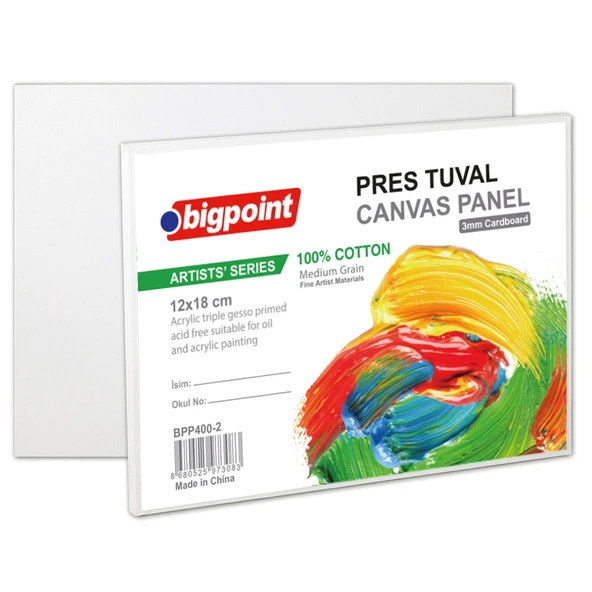 Bigpoint Artists' Pres Tuval 12x18cm 5li Paket