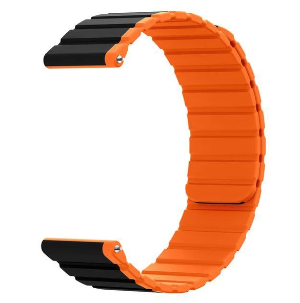 Gpack Xiaomi Mi Watch Color 2 Kordon Solo Loop Mıknatıslı Çift Renk HS53