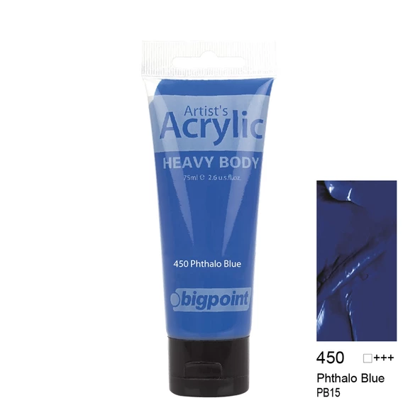 Bigpoint Akrilik Boya 75 ml Phthalo Blue 450 ürün görseli