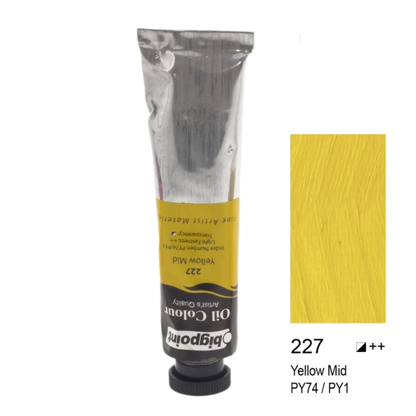 Bigpoint Yağlı Boya 45 ml Yellow Middle 227 6'lı Kutu ürün görseli