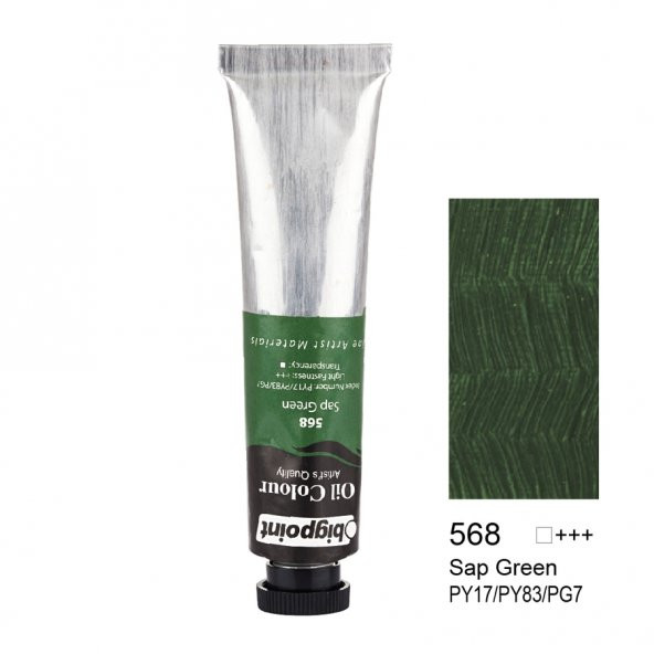 Bigpoint Yağlı Boya 45 ml Sap Green 568 6'lı Kutu