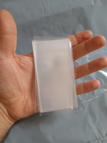 5X10 CM MİNİ ŞEFFAF JELATİN POŞET BANTSIZ DÜZ 50 ADET - 5