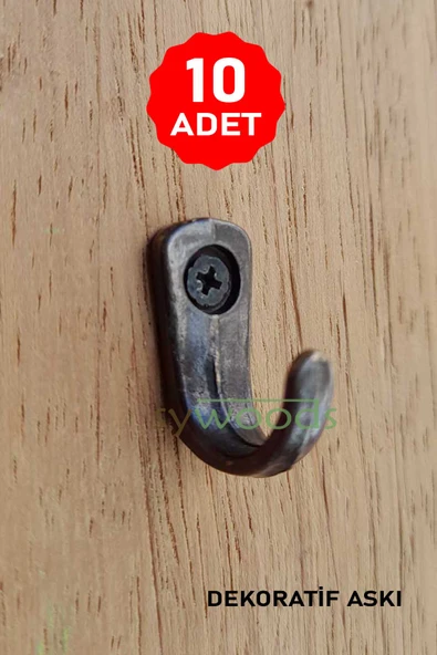 KÜÇÜK ASKI ANTİK DEKORATİF TEKLİ BİJUTERİ ASKILIK AKSESUARI 10 ADET