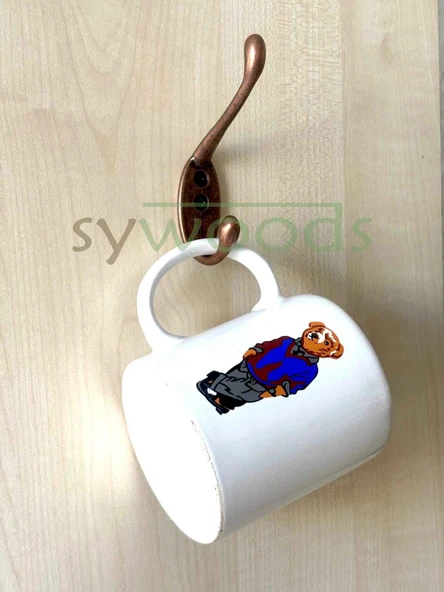 2 ADET OKSİT ELBİSE ÇANTA EŞYA ASKILIK PORTMANTO DOLAP KAPI ARKASI ASKI - 4