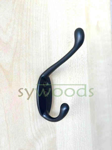 SİYAH ELBİSE ÇANTA EŞYA ASKILIK PORTMANTO DOLAP KAPI ARKASI ASKI - 6