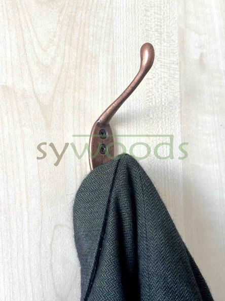 2 ADET OKSİT ELBİSE ÇANTA EŞYA ASKILIK PORTMANTO DOLAP KAPI ARKASI ASKI - 5