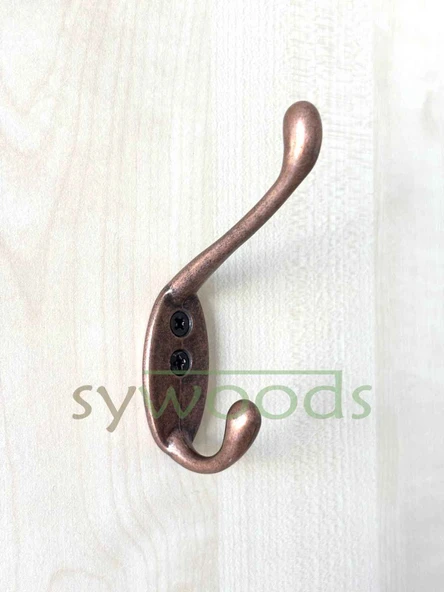 2 ADET OKSİT ELBİSE ÇANTA EŞYA ASKILIK PORTMANTO DOLAP KAPI ARKASI ASKI - 2