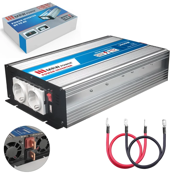 MERVESAN MRW-I-2000-12 İnverter Modifiye Sinüs 12V 2000W