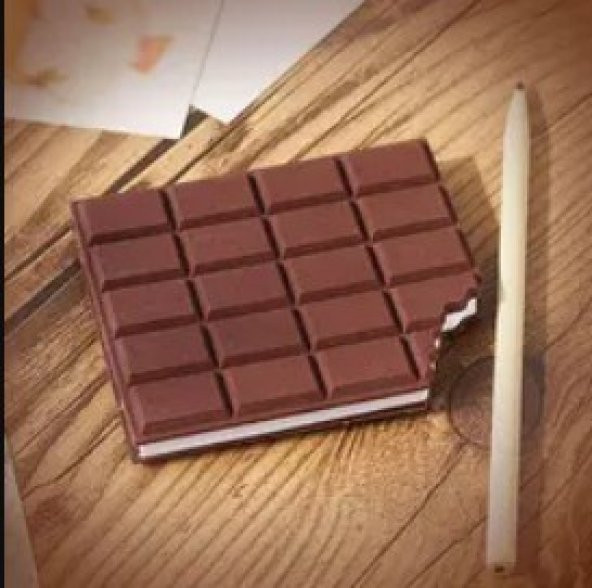 Chocolate Notebook Çikolata Kokulu Harika Kare Çikolata Not Defteri - 2