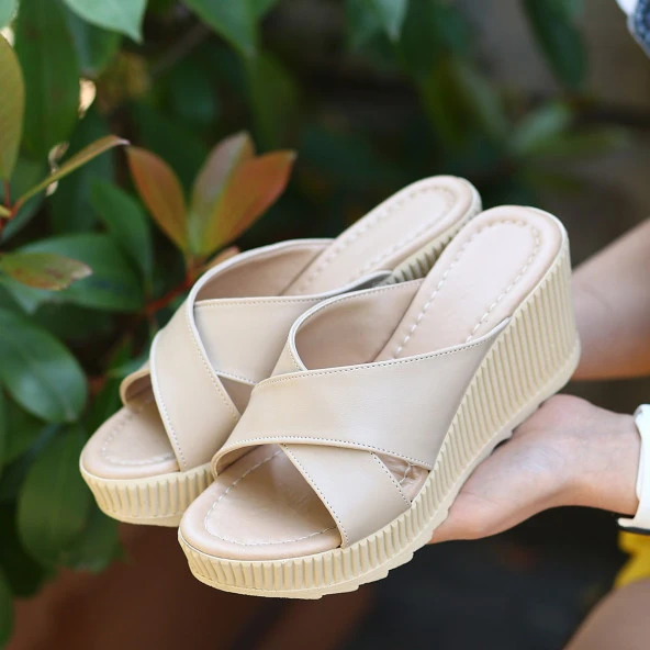 Lima Nude Cilt Dolgu Topuk Terlik - 5