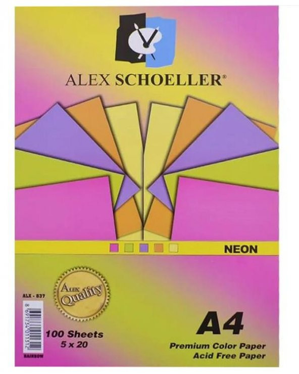 Alex Schoeller Renkli Fotokopi Kağıdı ALX-837