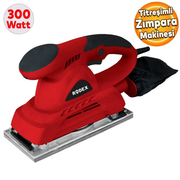 Rodex RDX370 Titreşimli Zımpara Makinesi 300W 115 mm