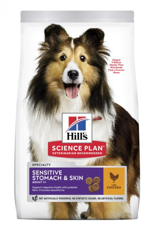 Hills Sensitive Stomach Skin Hassas Deri Köpek Maması 14 Kg