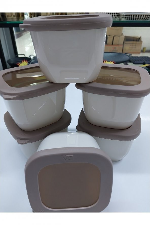 Kumsal Saklama Kabı 6×550 Ml