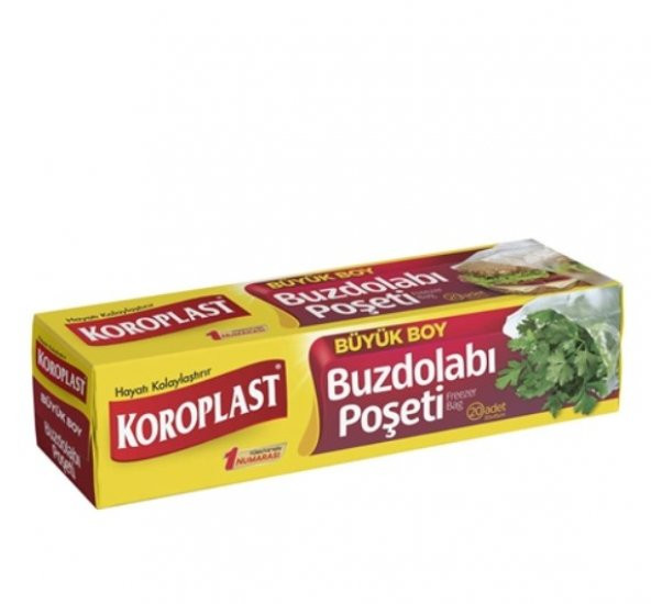 Koroplast Büyük Boy Buzdolabı Poşeti 20li 30 x 45 CM