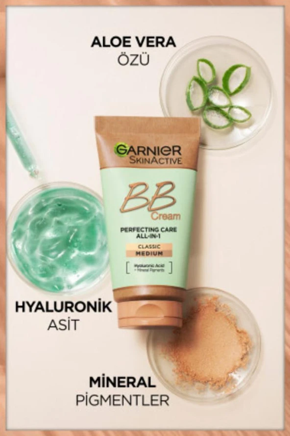 Garnier BB Krem Mucizevi Cilt Kusursuzlaştırıcı Normal Ciltler Orta Ton 50 ml - 4