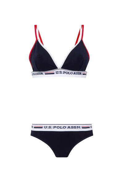 U.S. Polo Assn. Büstiyer Slip Takım Lacivert - 2