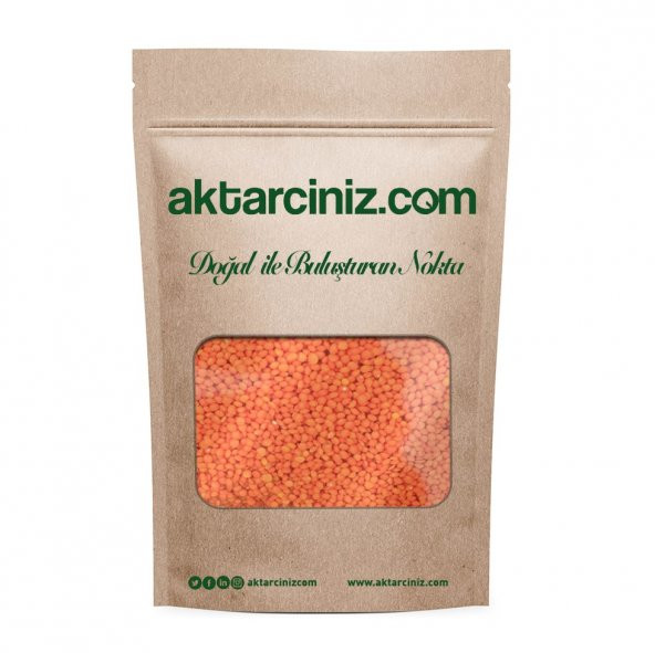 Aktarcınız Kırmızı Mercimek Futbol 1 Kg