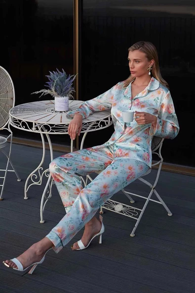 Nurteks 5654 Saten Pijama Takımı - 2