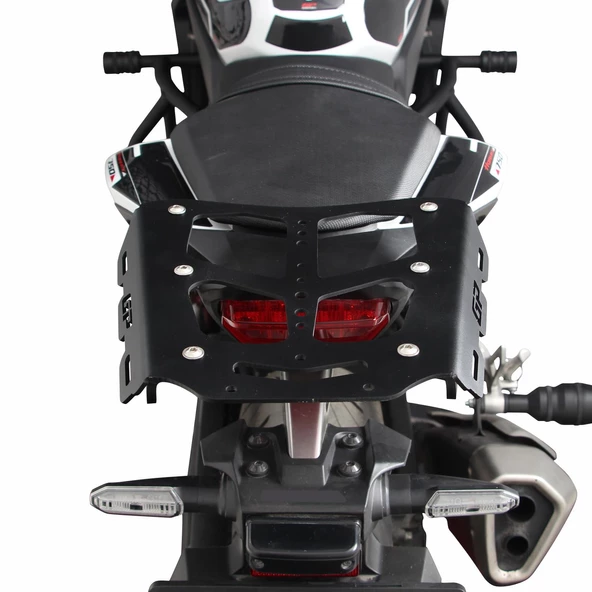GP Kompozit Honda CB750 Hornet 2023-2024 Uyumlu Çanta Demiri Siyah - 5