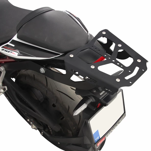 GP Kompozit Honda CB750 Hornet 2023-2024 Uyumlu Çanta Demiri Siyah - 4