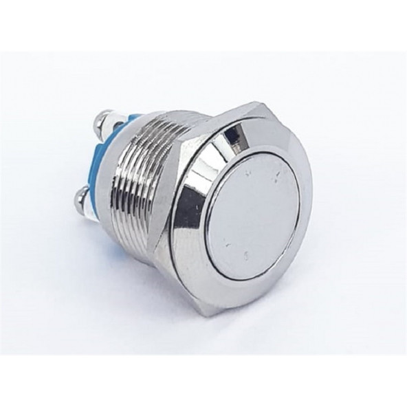 IC-182 D98 Buton Metal Düz 19mm PBS28B-2