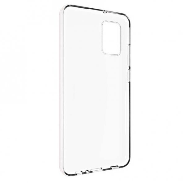 Samsung Galaxy A02S Kılıf Zore Süper Silikon Kapak  Renksiz - 4