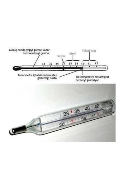 Crw-1108 Civasız Cam Beden Derecesi Ateş Ölçer - 3