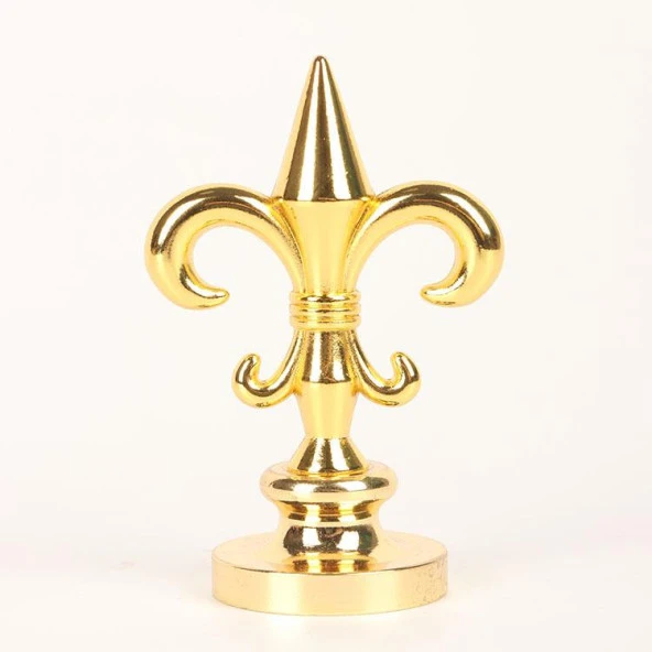 Mum Mühür Damga Kolu Döküm Metal Mühür Sapı Gold Zambak - Resim 8