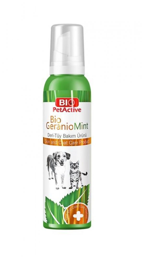 Bio PetActive Kedi ve Köpek Deri ve Tüy Bakım Spray 100 ml