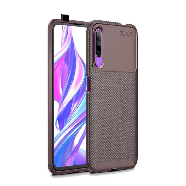 Huawei P Smart Pro 2019 Kılıf Focus Karbon Kamera Korumalı Silikon Kılıf - 3