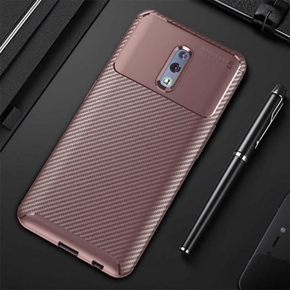 Oppo Reno Kılıf Focus Karbon Kamera Korumalı Silikon Kılıf - 3