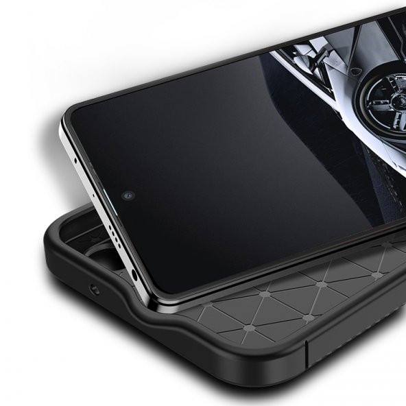 Xiaomi Redmi 8A Kılıf Focus Karbon Kamera Korumalı Silikon Kılıf - 4