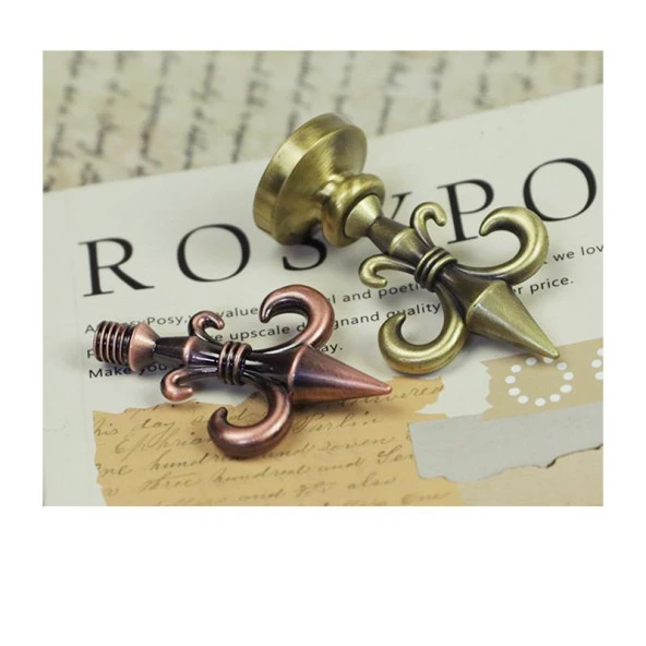 Mum Mühür Damga Kolu Döküm Metal Mühür Sapı Bakır Zambak - Resim 11