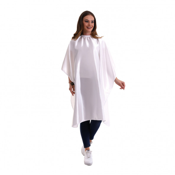 PENUAR SAÇ KESİM ÖNLÜĞÜ POLY.KUMAŞ SATEN BEYAZ - 6