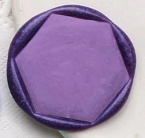 Boş Mum Mühür Pirinç Damga Kafası Petek Şekil 25x28.8mm Gold - Resim 10