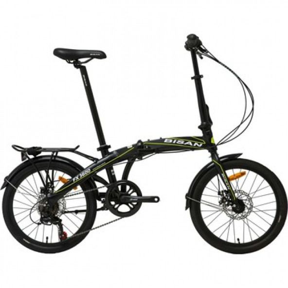 Bisan Fx3600 Altus Katlanır Bisiklet 20 Jant Siyah / Sarı