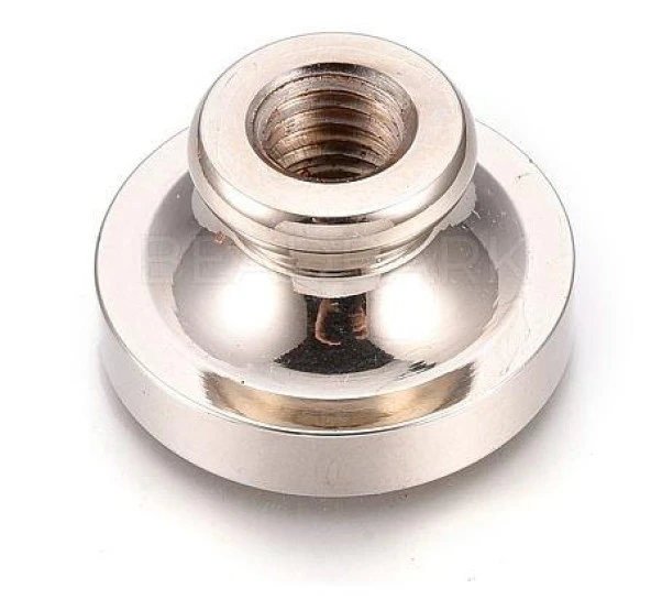 Boş Mum Mühür Gümüş Damga Kafası Yuvarlak 30mm Bronz - Resim 3