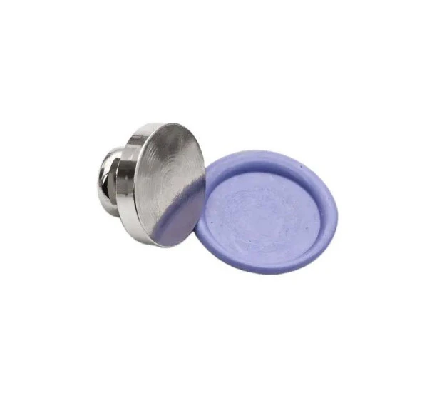 Boş Mum Mühür Gümüş Damga Kafası Yuvarlak 30mm Bronz - Resim 4